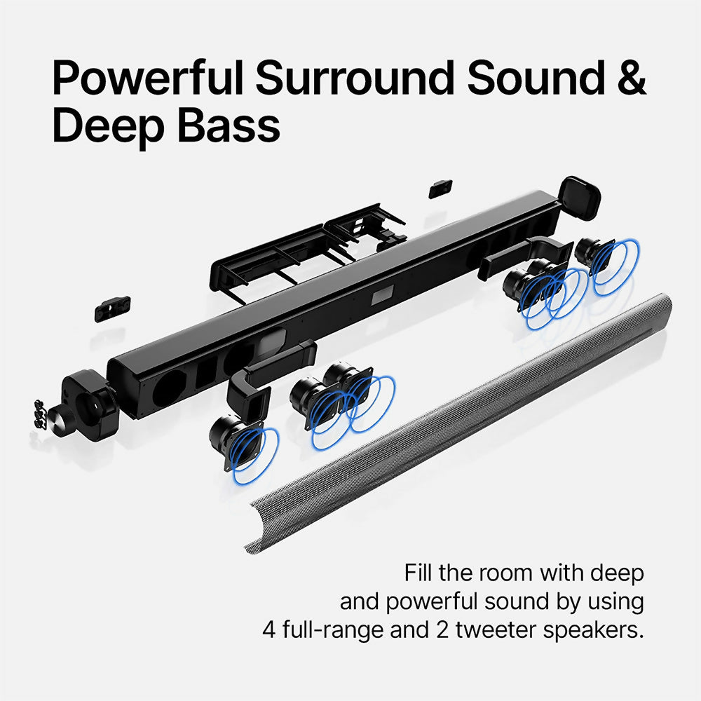 Soundbar: a rich sound you will love