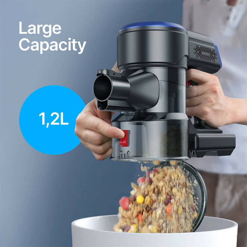 Cordless Vacuum Cleaner / Surface & Dust Cleaning / 400W Motor / 33Kpa MAX Suction / 55-Minute Runtime / Smart Touch Screen / 1.5L Dust Cup / Five-Filter System / One-Button Start